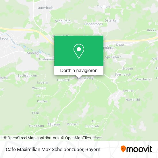 Cafe Maximilian Max Scheibenzuber Karte