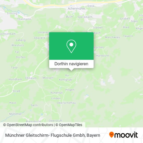 Münchner Gleitschirm- Flugschule Gmbh Karte