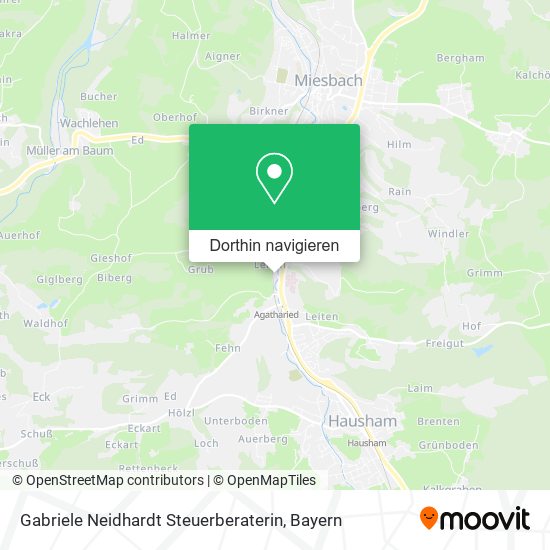 Gabriele Neidhardt Steuerberaterin Karte