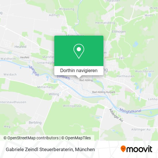 Gabriele Zeindl Steuerberaterin Karte