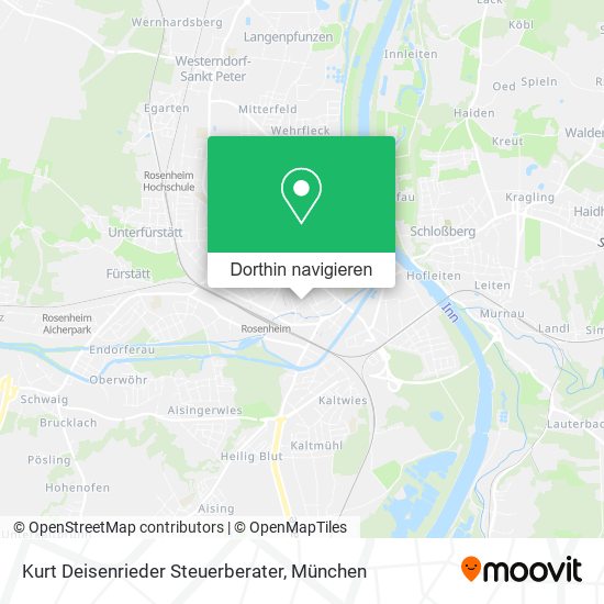 Kurt Deisenrieder Steuerberater Karte