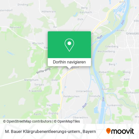 M. Bauer Klärgrubenentleerungs-untern. Karte