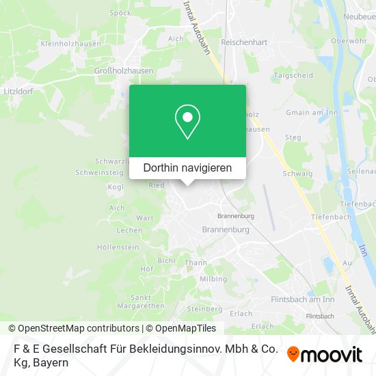 F & E Gesellschaft Für Bekleidungsinnov. Mbh & Co. Kg Karte