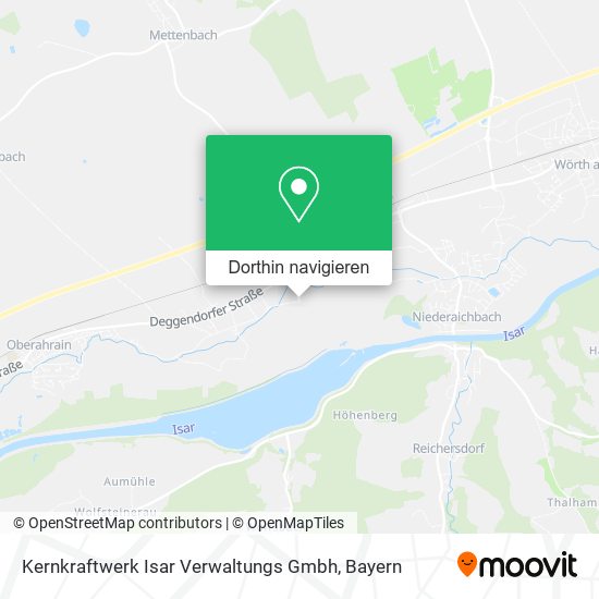 Kernkraftwerk Isar Verwaltungs Gmbh Karte