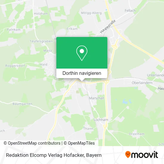 Redaktion Elcomp Verlag Hofacker Karte