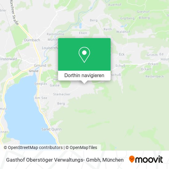 Gasthof Oberstöger Verwaltungs- Gmbh Karte