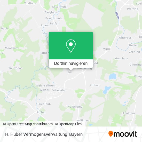 H. Huber Vermögensverwaltung Karte