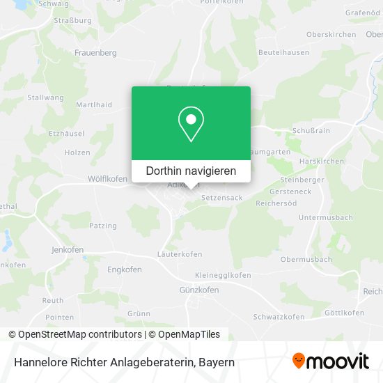Hannelore Richter Anlageberaterin Karte
