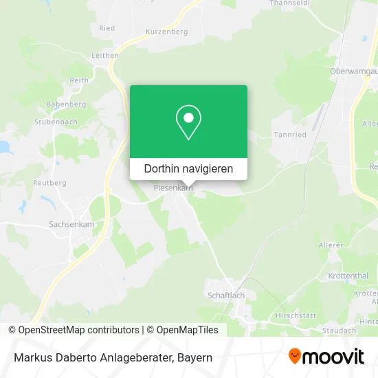 Markus Daberto Anlageberater Karte