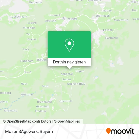 Moser SÄgewerk Karte
