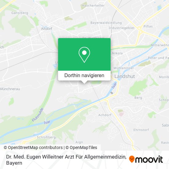 Dr. Med. Eugen Willeitner Arzt Für Allgemeinmedizin Karte