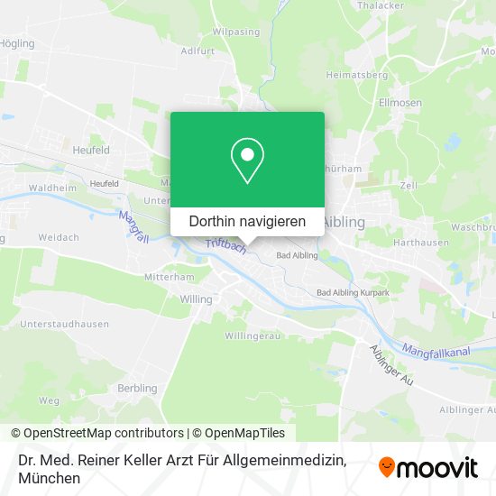 Dr. Med. Reiner Keller Arzt Für Allgemeinmedizin Karte