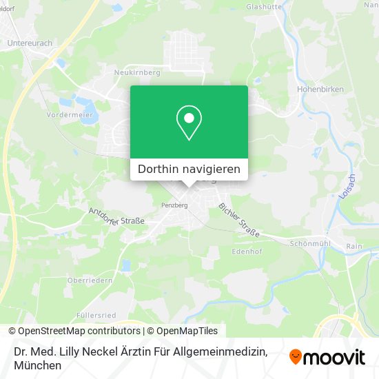 Dr. Med. Lilly Neckel Ärztin Für Allgemeinmedizin Karte