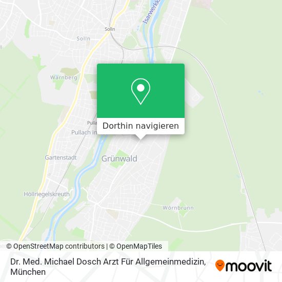 Dr. Med. Michael Dosch Arzt Für Allgemeinmedizin Karte
