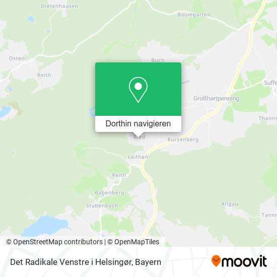 Det Radikale Venstre i Helsingør Karte