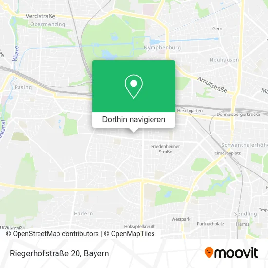 Riegerhofstraße 20 Karte