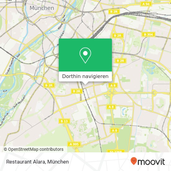 Restaurant Alara, Pfälzer-Wald-Straße 65 Ramersdorf, 81539 München Karte