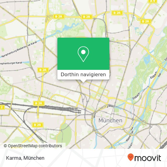 Karma, Schleißheimer Straße 48 Maxvorstadt, 80333 München Karte