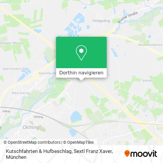 Kutschfahrten & Hufbeschlag, Sextl Franz Xaver Karte