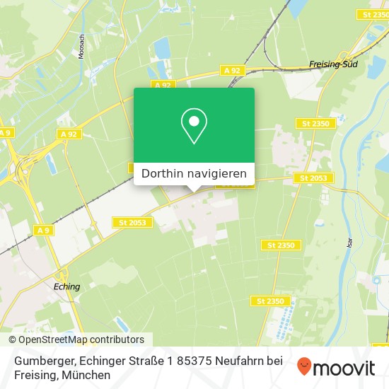 Gumberger, Echinger Straße 1 85375 Neufahrn bei Freising Karte