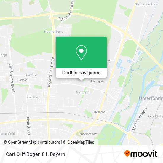 Carl-Orff-Bogen 81 Karte