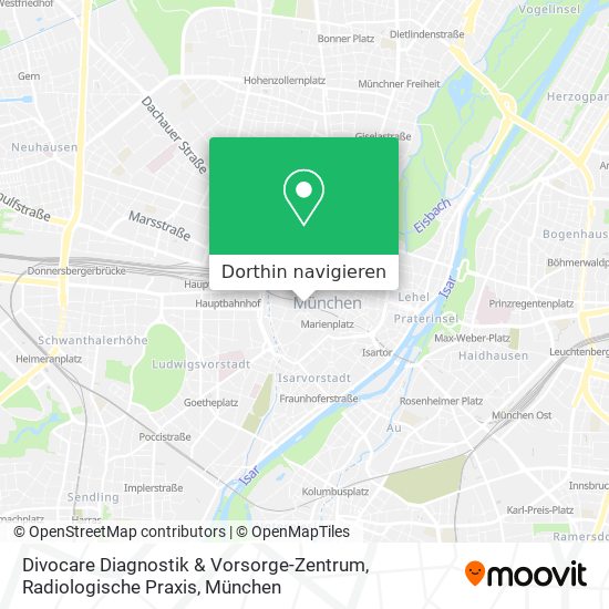Divocare Diagnostik & Vorsorge-Zentrum, Radiologische Praxis Karte