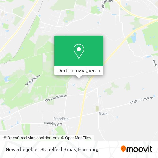 Gewerbegebiet Stapelfeld Braak Karte
