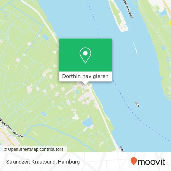 Strandzeit Krautsand Karte