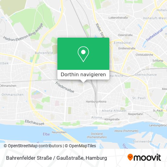 Bahrenfelder Straße / Gaußstraße Karte