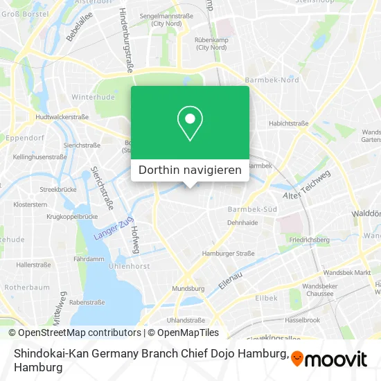 Shindokai-Kan Germany Branch Chief Dojo Hamburg Karte