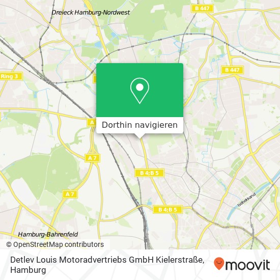 Detlev Louis Motoradvertriebs GmbH Kielerstraße Karte
