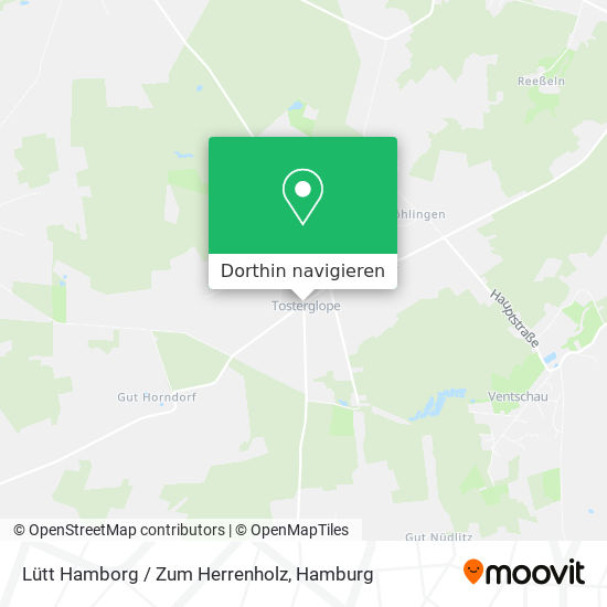 Lütt Hamborg / Zum Herrenholz Karte