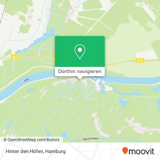 Hinter den Höfen Karte