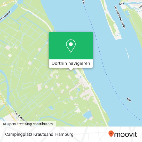 Campingplatz Krautsand Karte