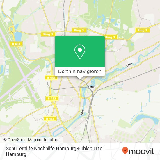 SchüLerhilfe Nachhilfe Hamburg-FuhlsbüTtel Karte