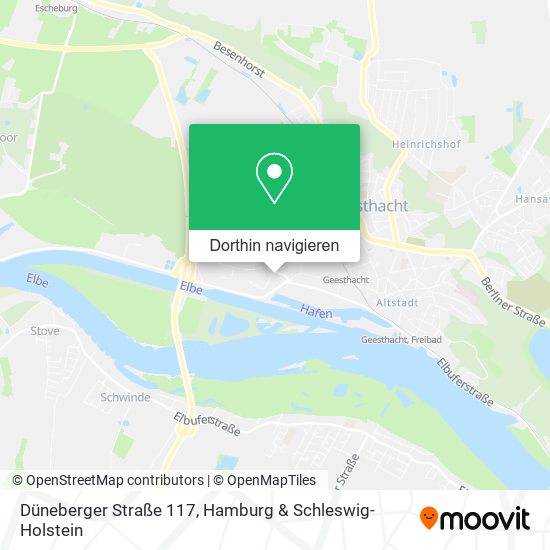 Düneberger Straße 117 Karte
