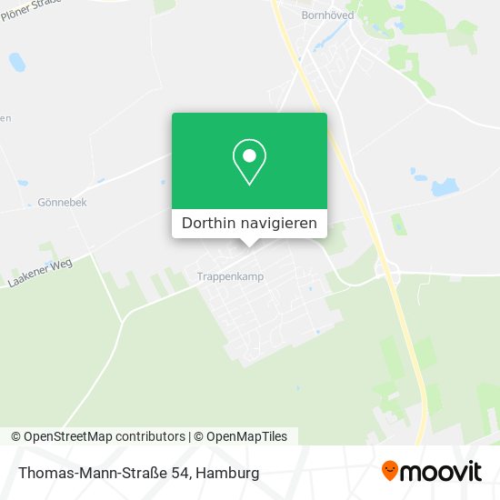 Thomas-Mann-Straße 54 Karte