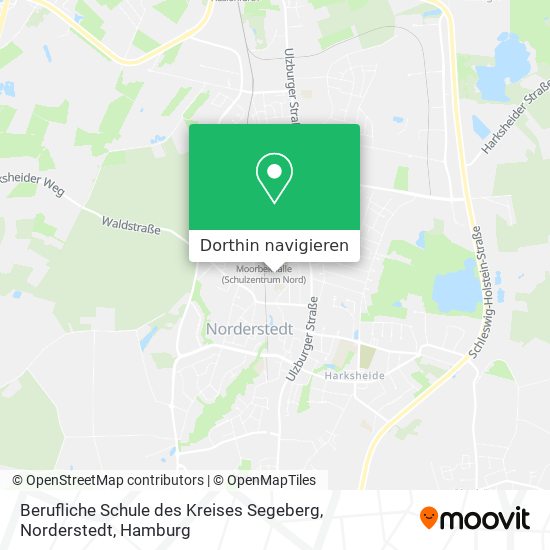 Berufliche Schule des Kreises Segeberg, Norderstedt Karte