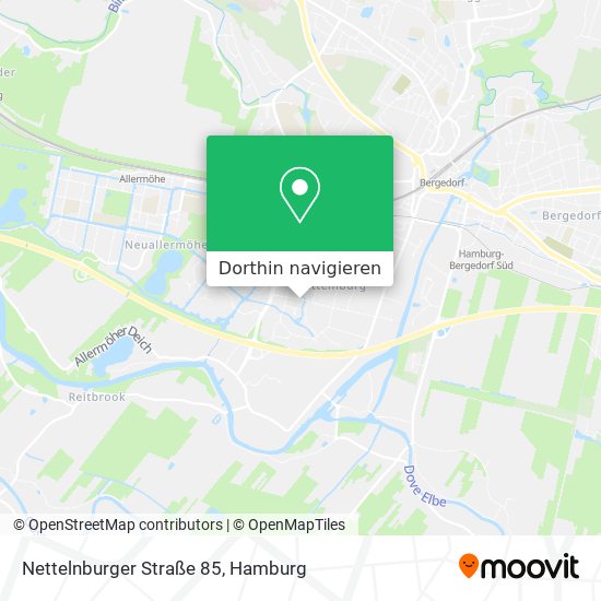 Nettelnburger Straße 85 Karte