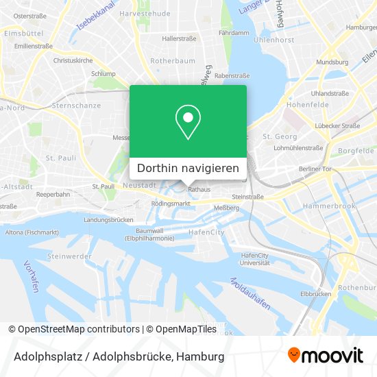 Adolphsplatz / Adolphsbrücke Karte