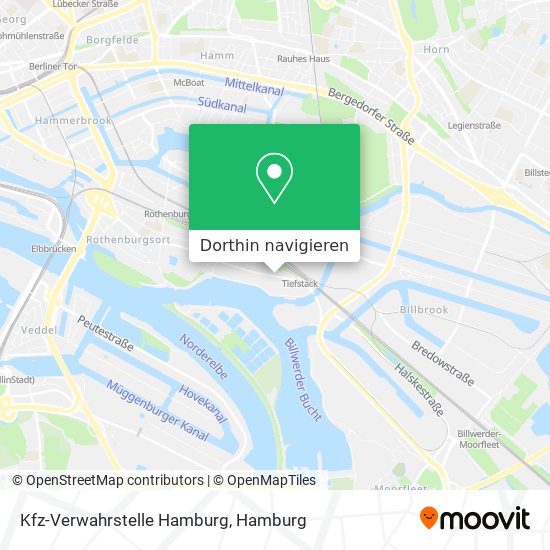Kfz-Verwahrstelle Hamburg Karte