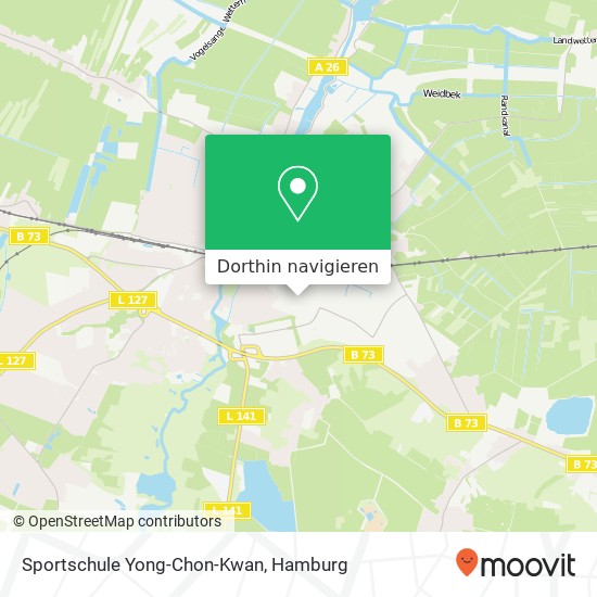 Sportschule Yong-Chon-Kwan Karte