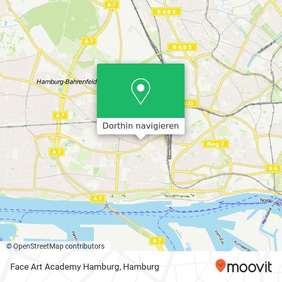Face Art Academy Hamburg Karte