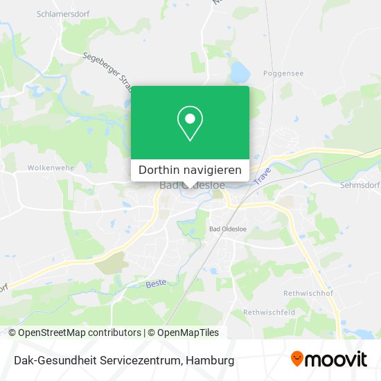 Dak-Gesundheit Servicezentrum Karte