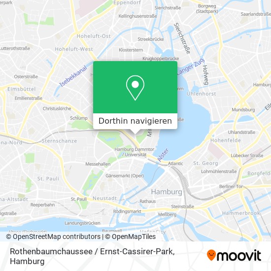 Rothenbaumchaussee / Ernst-Cassirer-Park Karte