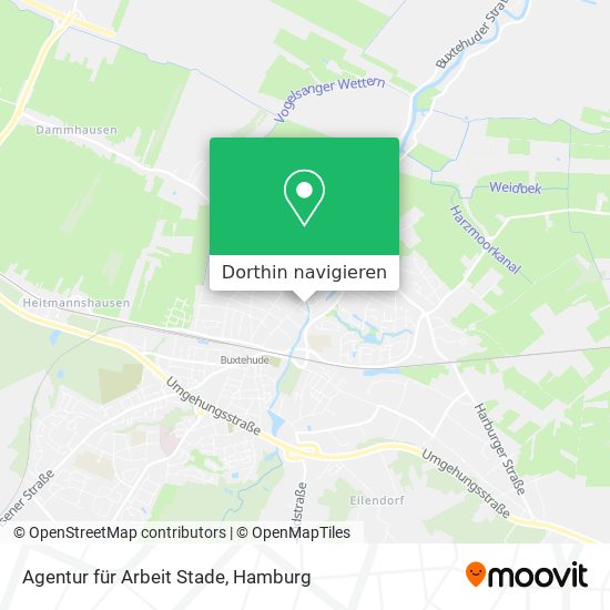 Agentur für Arbeit Stade Karte