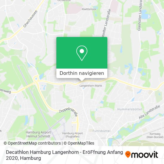 Decathlon Hamburg Langenhorn - EröFfnung Anfang 2020 Karte