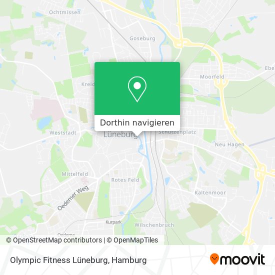 Olympic Fitness Lüneburg Karte