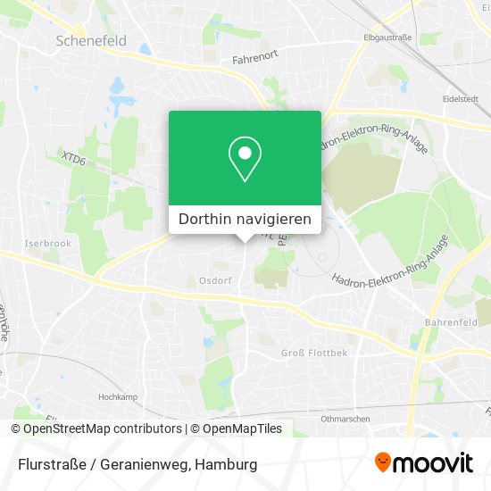 Flurstraße / Geranienweg Karte