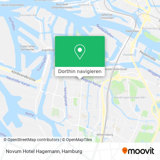 Novum Hotel Hagemann Karte